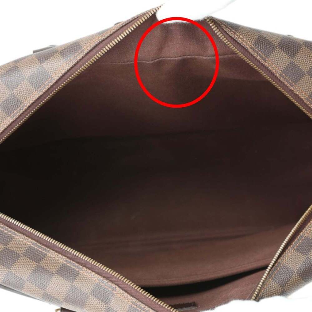 LOUIS VUITTON Authentic Brown Damier Canvas Bag - Picture 11 of 14